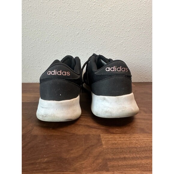 Adidas Shoes Womens 8 Cloudfoam Walking Sneakers Lace Up AC8247 Black Fabric - Picture 5 of 10